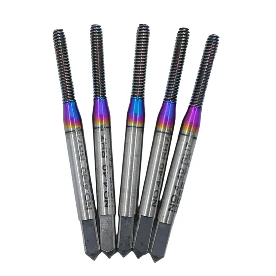 Titanium-Coated Durable Thread Precision Machine Taps Copper and Aluminum Special Taps with Original Manufacturer
